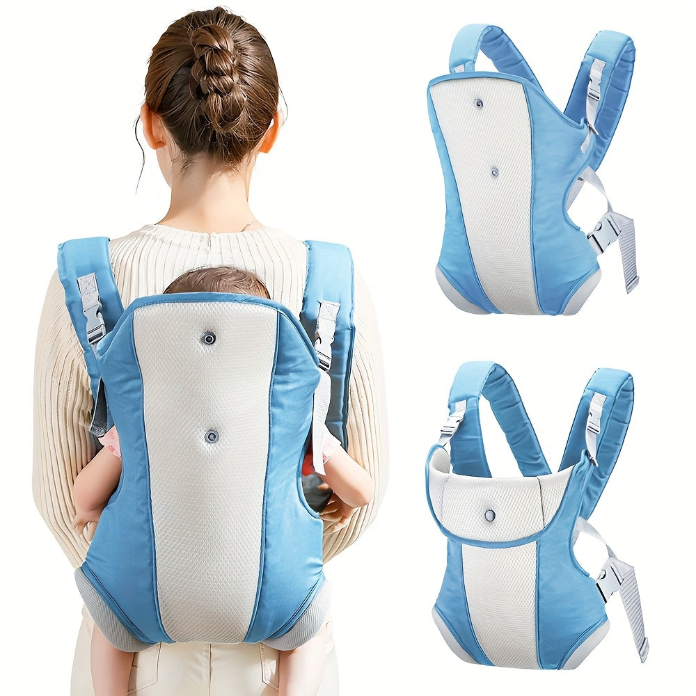 Multifunctional Baby Carrier with Waist Seat | Breathable & Lightweight | Front or Back Carrying
