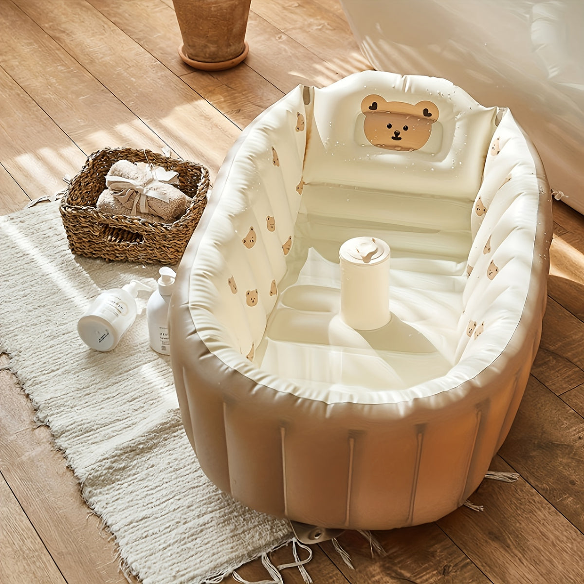 Portable Collapsible Inflatable Baby Bathtub