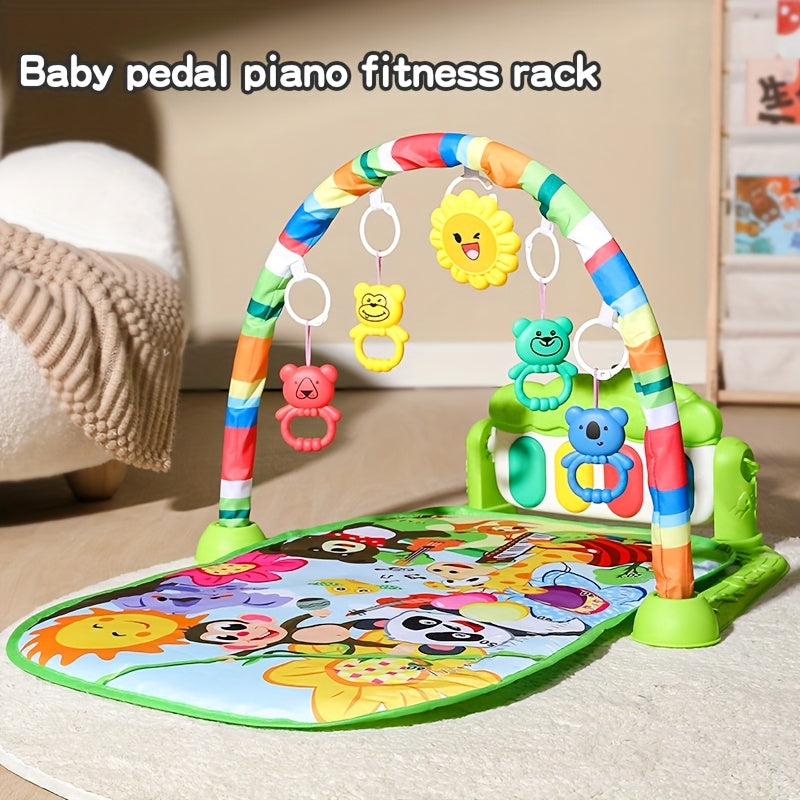 New Baby Toy Foot Piano Fitness Stand for 0-12 Months – Early Education Puzzle Gift for Boys & Girls Aged 3, 6, 12 Months