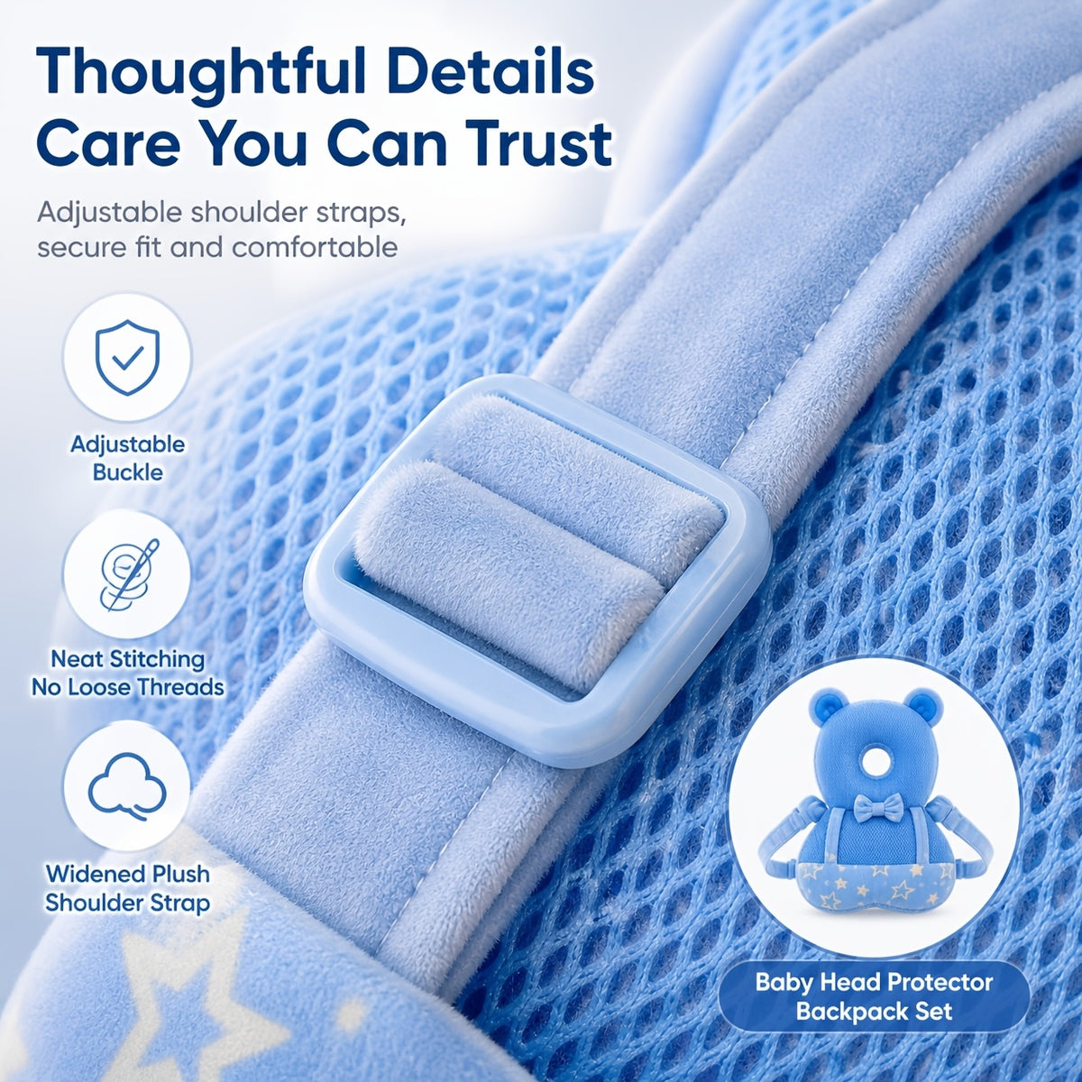 5-Piece Baby Crawling & Walking Support Set with Knee Pads