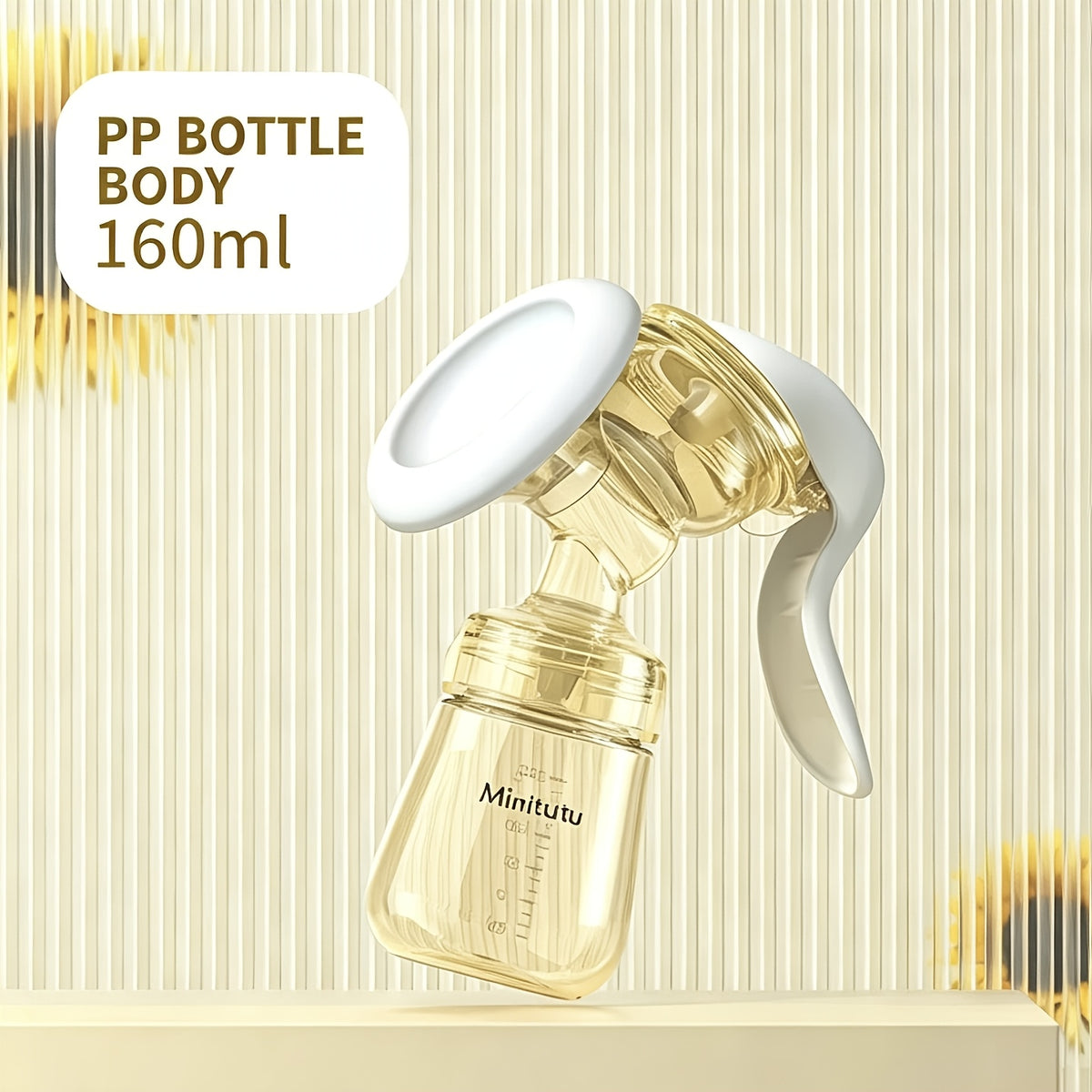 Minitutu Portable Manual Breast Pump | Lightweight &amp; Discreet for On-The-Go Mums