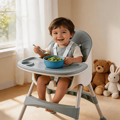 Baby High Chair - Adjustable Multifunctional Dining Chair, Household Anti-Fall Learning Seat for Babies and Toddlers