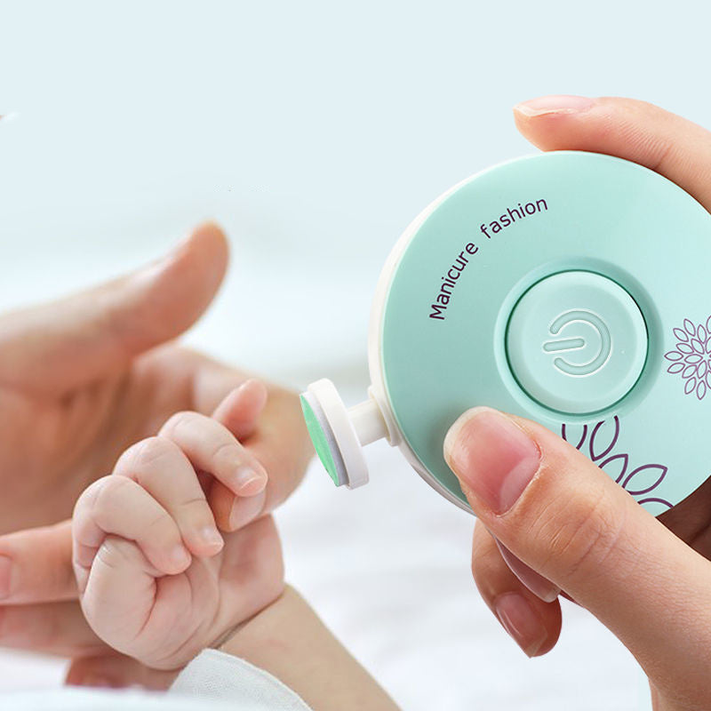 [Electric Baby Nail Trimmer] Electric Baby Nail Trimmer | Kid Polisher Tool, Care Kit, Manicure Set, Easy Trim Filer Clippers for Newborn
