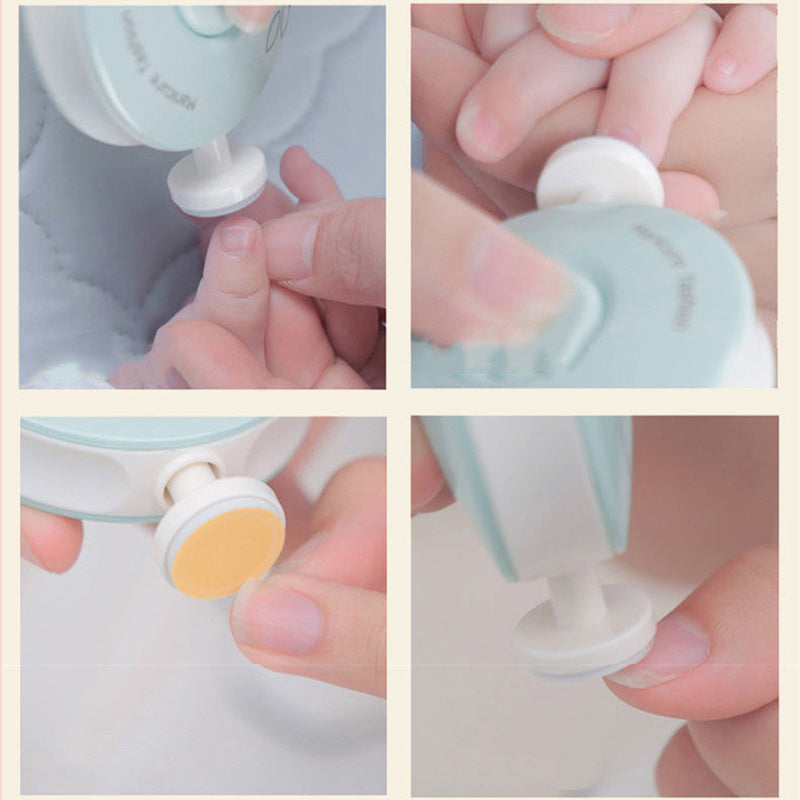 [Electric Baby Nail Trimmer] Electric Baby Nail Trimmer | Kid Polisher Tool, Care Kit, Manicure Set, Easy Trim Filer Clippers for Newborn