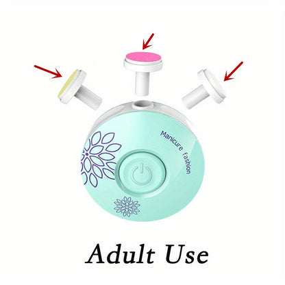 [Electric Baby Nail Trimmer] Electric Baby Nail Trimmer | Kid Polisher Tool, Care Kit, Manicure Set, Easy Trim Filer Clippers for Newborn