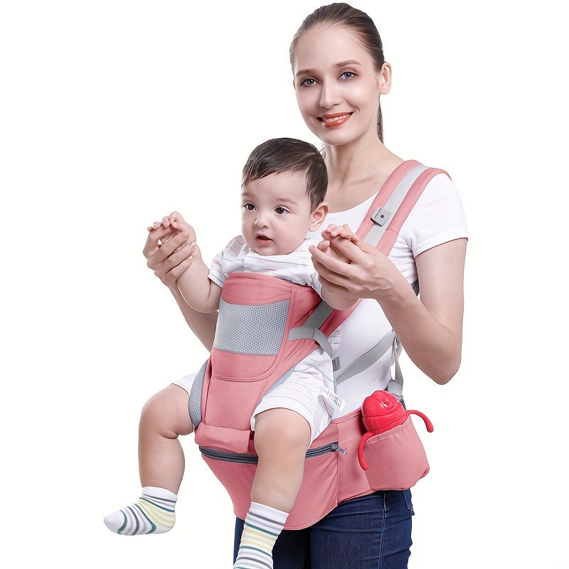 Baby Waist Stool Carrier | Comfortable Front-Facing Baby Holder with Hip Seat | Travel Essential