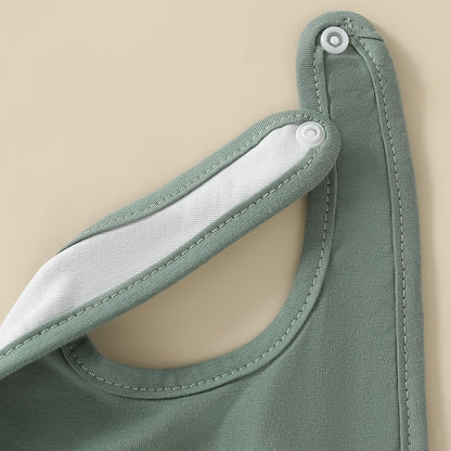 6pcs Baby Bandana Drool Bibs with Cute Dinosaur Embroidery Soft Bound Edges, Ideal for Teething Babies