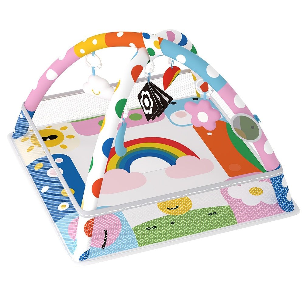 Fence Fitness Rack / 0-1 Year Old Play Mat / Ocean Ball Pool with 20 Ocean Balls