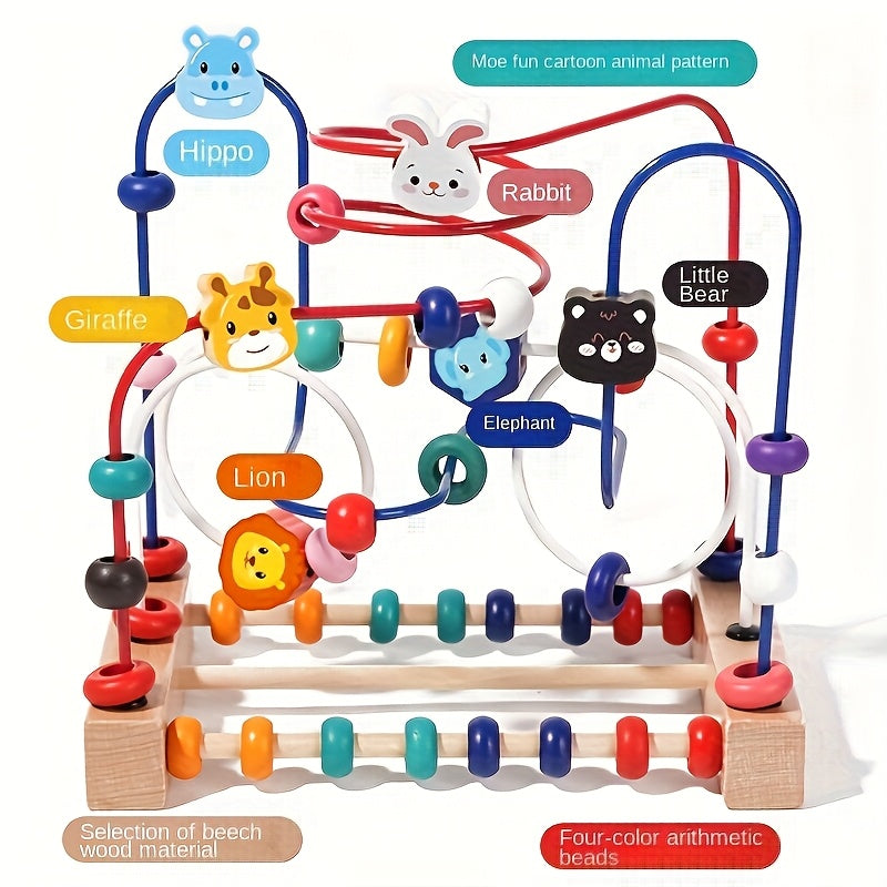 Baby Bead Wrapped Puzzle Early Education Toy for Infants And Young Children