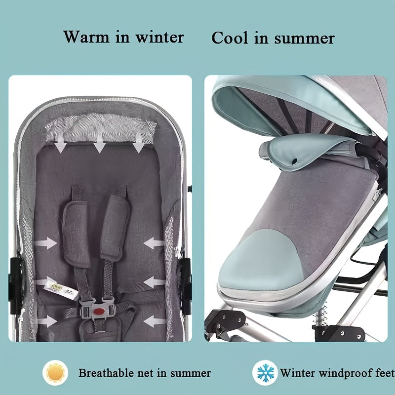 Babyworld Modern Baby Stroller Travel System | Convertible Pram &amp; Safety Buggy