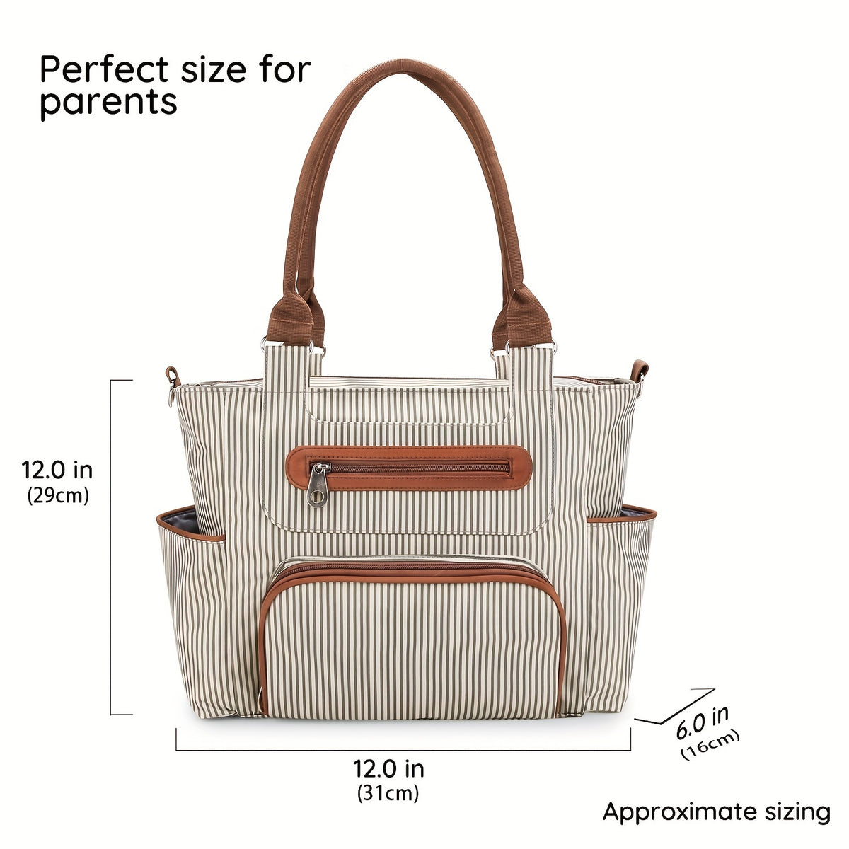 The Wild Explorer Diaper Bag – 7-Piece Nappy Tote Set