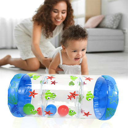 Inflatable Roller Drum | Baby &amp; Toddler Learning Toy | Ocean Animal Design | Hand-Eye Coordination