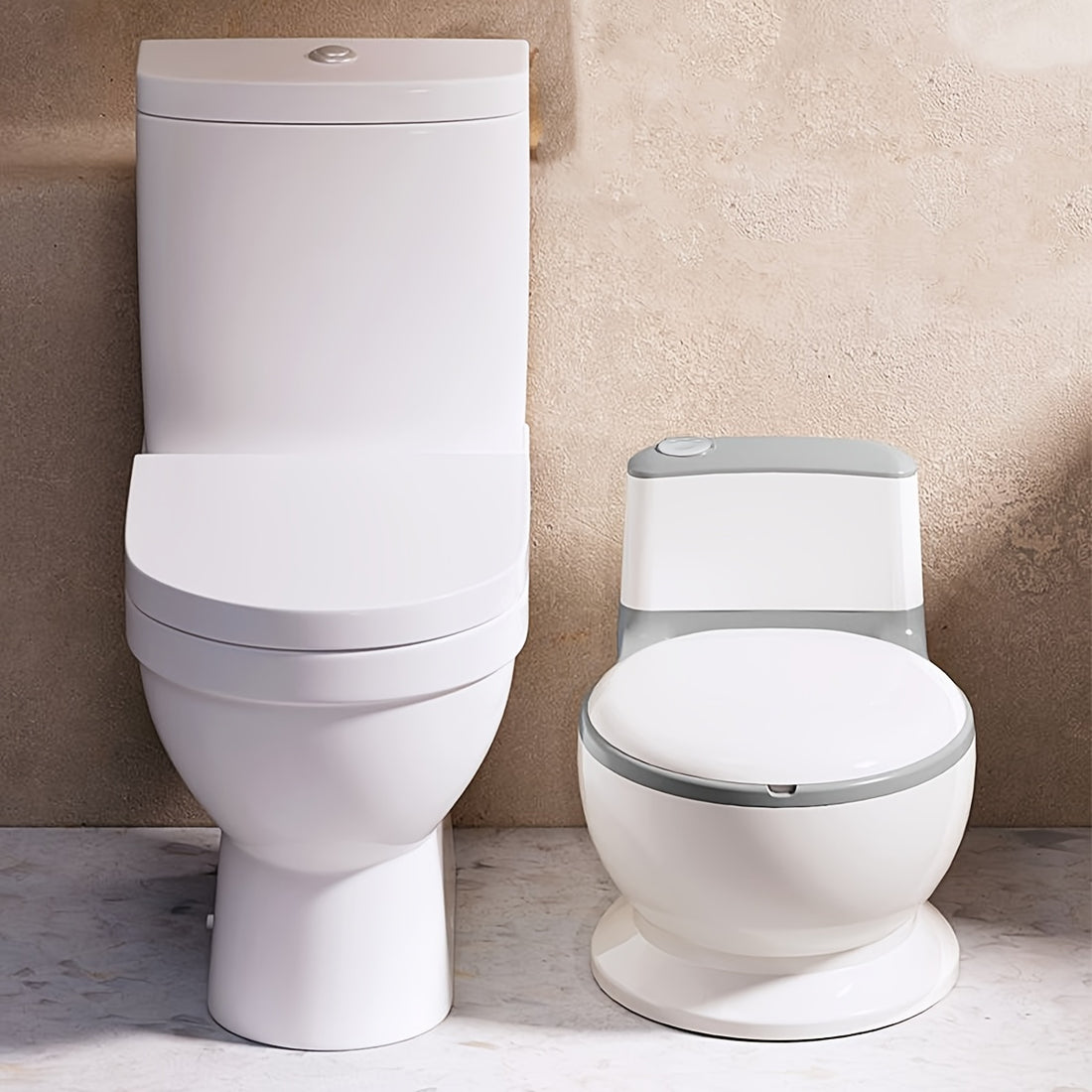 Kids’ Potty Training Toilet with Realistic Toilet-Seat Design, 18+ Months