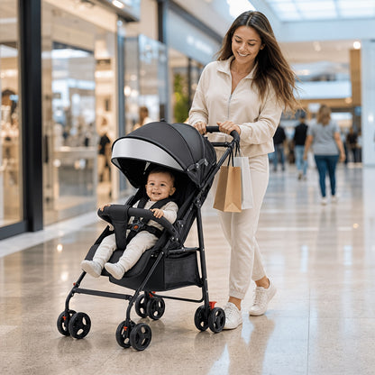 Multifunctional Baby Stroller with Sunshade | Sit or Lie Down | Travel Essential