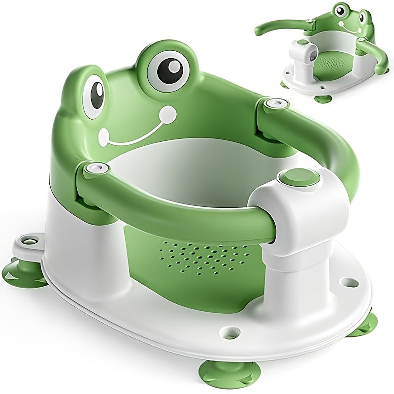 Baby Bath Seat for Babies 6 Months &amp; Up - Baby Bath Support,Toddler Bath Seats for Baby Sitting Up with 4 Suction Cups &amp; Soft Cushion, Non-Slip Infants Shower Bathtub Chair for Newborn Boys Girls,