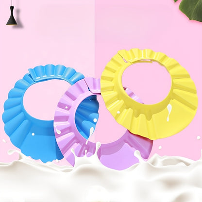 2-Piece Adjustable Shampoo Caps for Kids, Eye-Protection Shower Visors