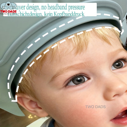 Baby Shower Cap Soft Ear And Eye Protection Rinse Hat for Kids 3-In-1 Haircut Cape, Sun Hat, Bath Cap for Toddlers Mother&