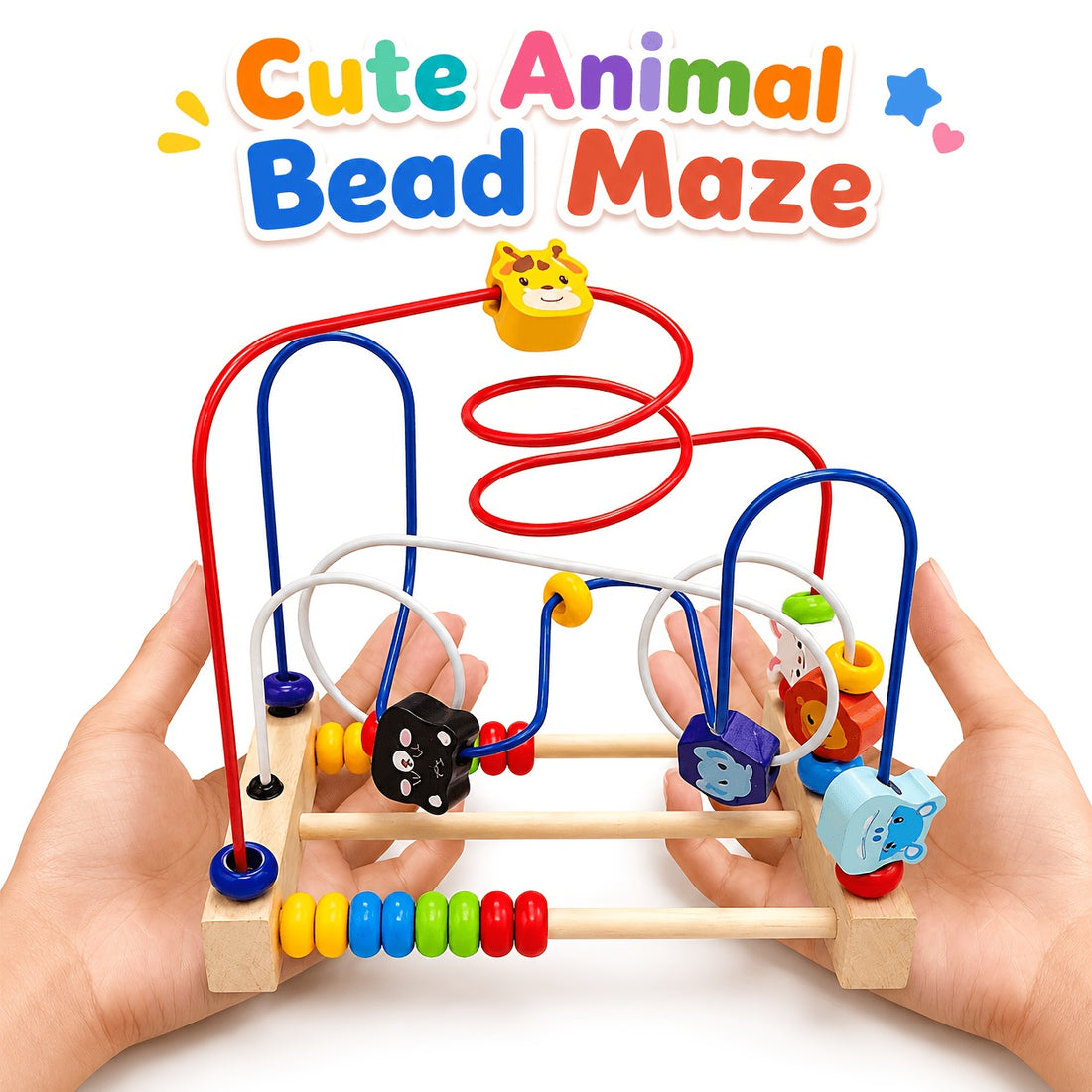 Baby Bead Wrapped Puzzle Early Education Toy for Infants And Young Children