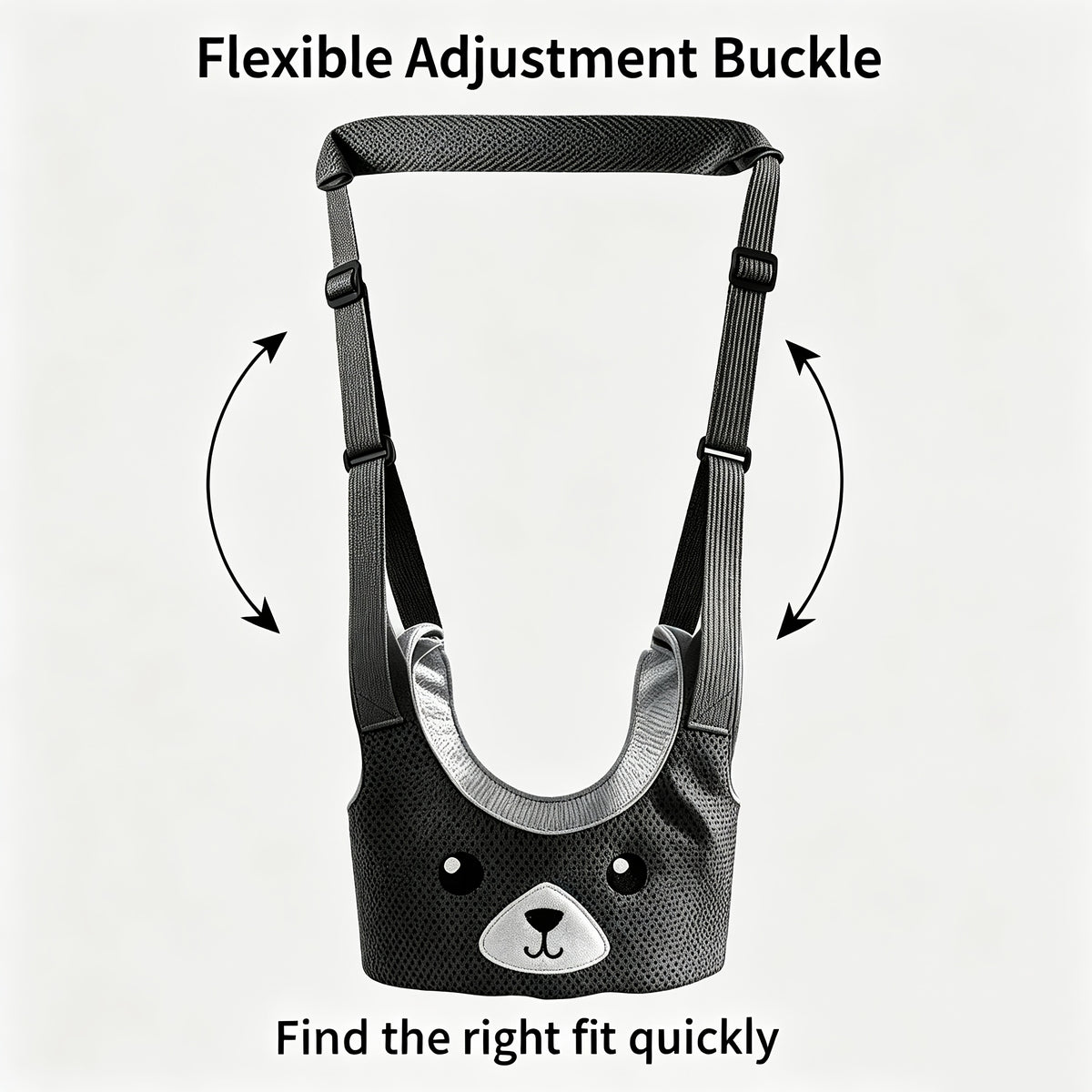 Adjustable Baby Walking Harness with Breathable Mesh Chest Support