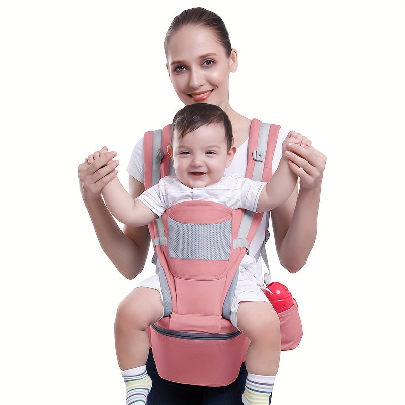 Baby Waist Stool Carrier | Comfortable Front-Facing Baby Holder with Hip Seat | Travel Essential
