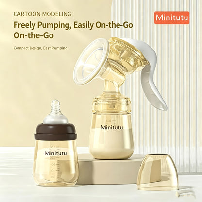 Minitutu Portable Manual Breast Pump | Lightweight &amp; Discreet for On-The-Go Mums
