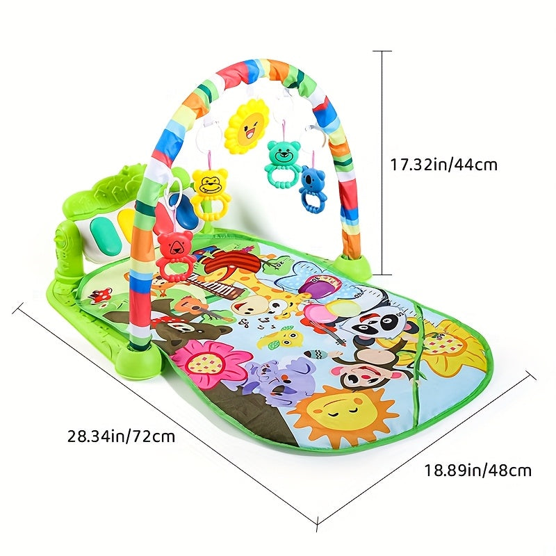 New Baby Toy Foot Piano Fitness Stand for 0-12 Months – Early Education Puzzle Gift for Boys &amp; Girls Aged 3, 6, 12 Months