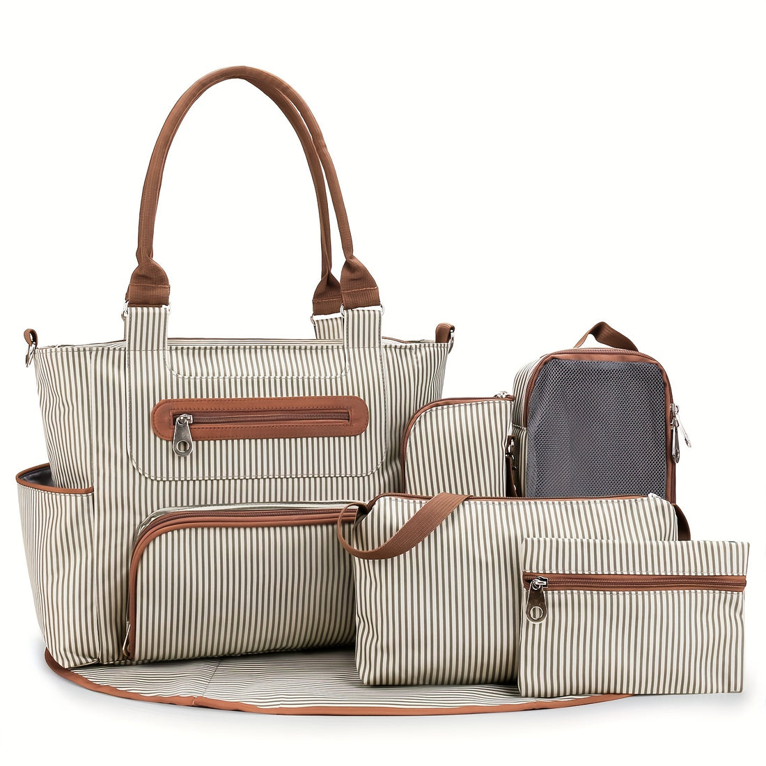 The Wild Explorer Diaper Bag – 7-Piece Nappy Tote Set