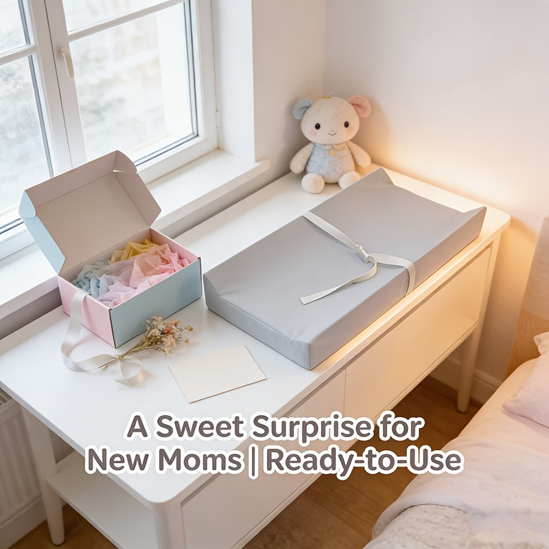 Portable Tabletop Diaper Changing Pad with Seat Belt, Waterproof &amp; Non-Slip