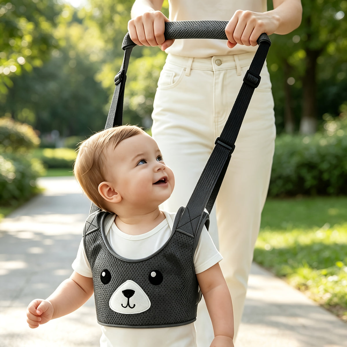 Adjustable Baby Walking Harness with Breathable Mesh Chest Support
