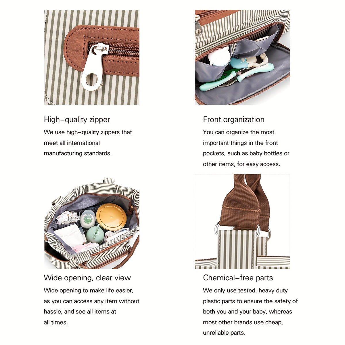 The Wild Explorer Diaper Bag – 7-Piece Nappy Tote Set