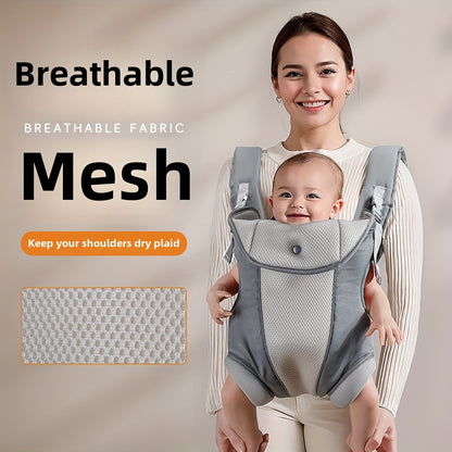 Multifunctional Baby Carrier with Waist Seat | Breathable &amp; Lightweight | Front or Back Carrying
