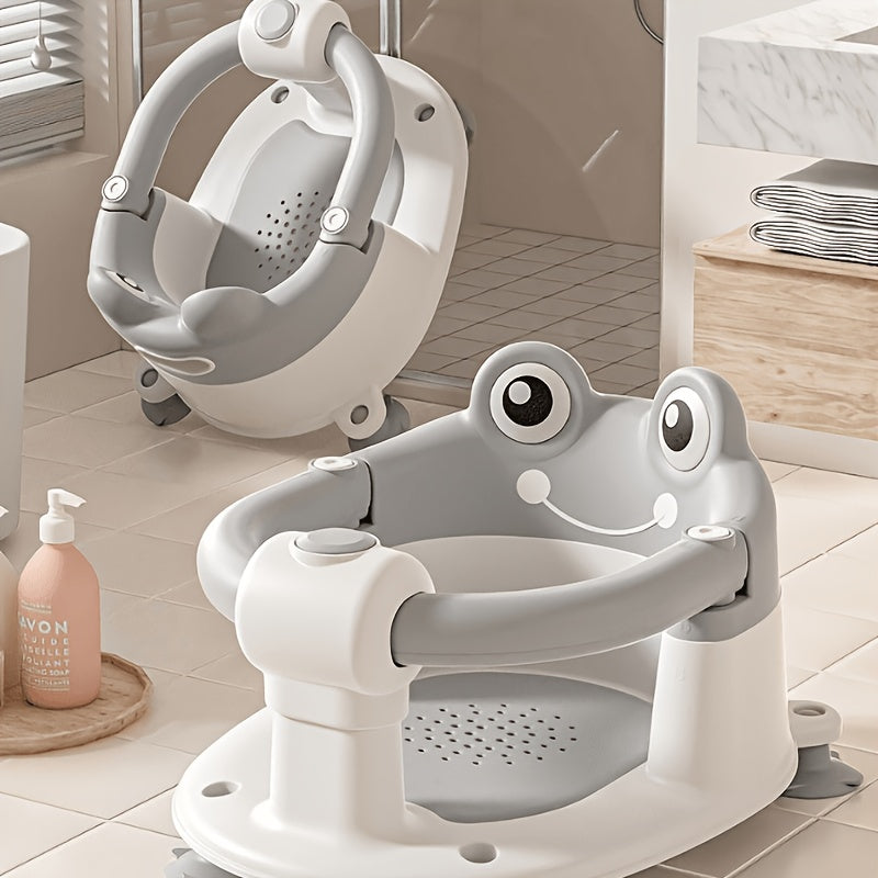 Baby Bath Seat for Babies 6 Months &amp; Up - Baby Bath Support,Toddler Bath Seats for Baby Sitting Up with 4 Suction Cups &amp; Soft Cushion, Non-Slip Infants Shower Bathtub Chair for Newborn Boys Girls,