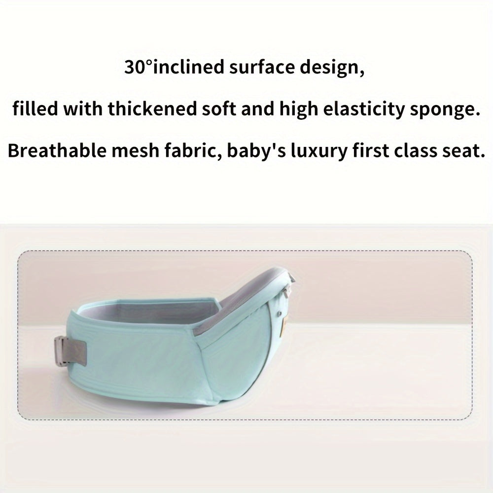 AINOMI 6-in-1 Baby Carrier with Hip Seat – Adjustable, Ergonomic, Breathable Mesh Design with Head Support for Newborns to Toddlers (0-48 Months; 3.18-20.41 KG), Detachable &amp; Soft for Comfortable Babywearing