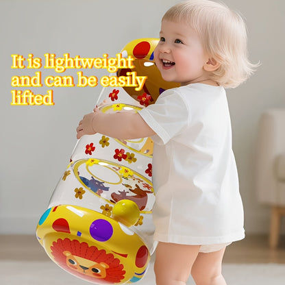 Inflatable Infant Tummy Time &amp; Crawling Development Toy, No Air Pump Included.