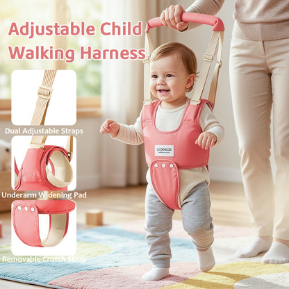 Adjustable Baby Walking Harness with Detachable Crotch Strap
