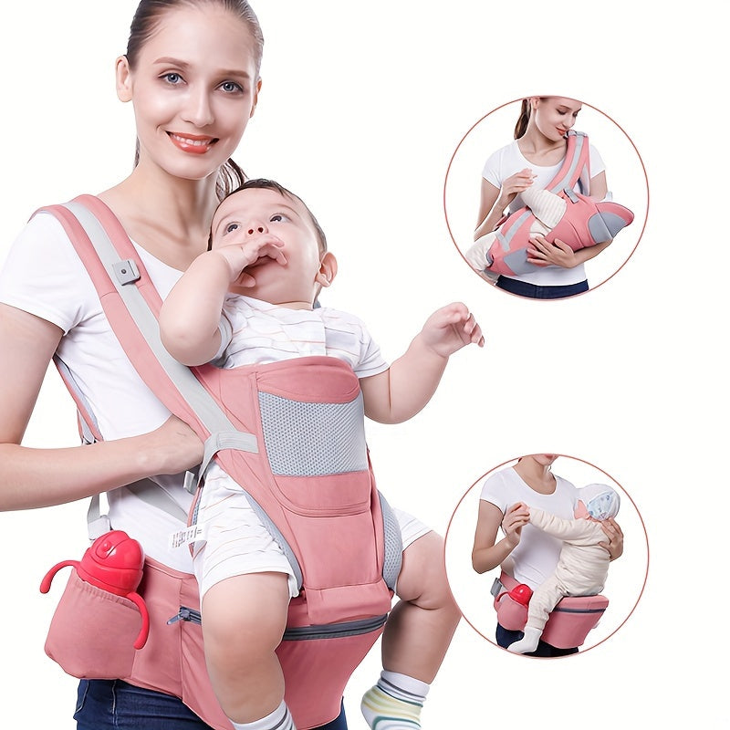 Baby Waist Stool Carrier | Comfortable Front-Facing Baby Holder with Hip Seat | Travel Essential