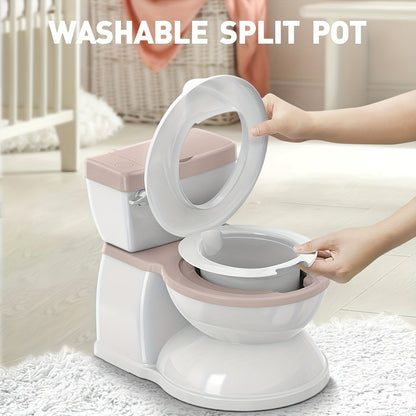 Realistic Baby Potty Training Seat with Wipes Storage