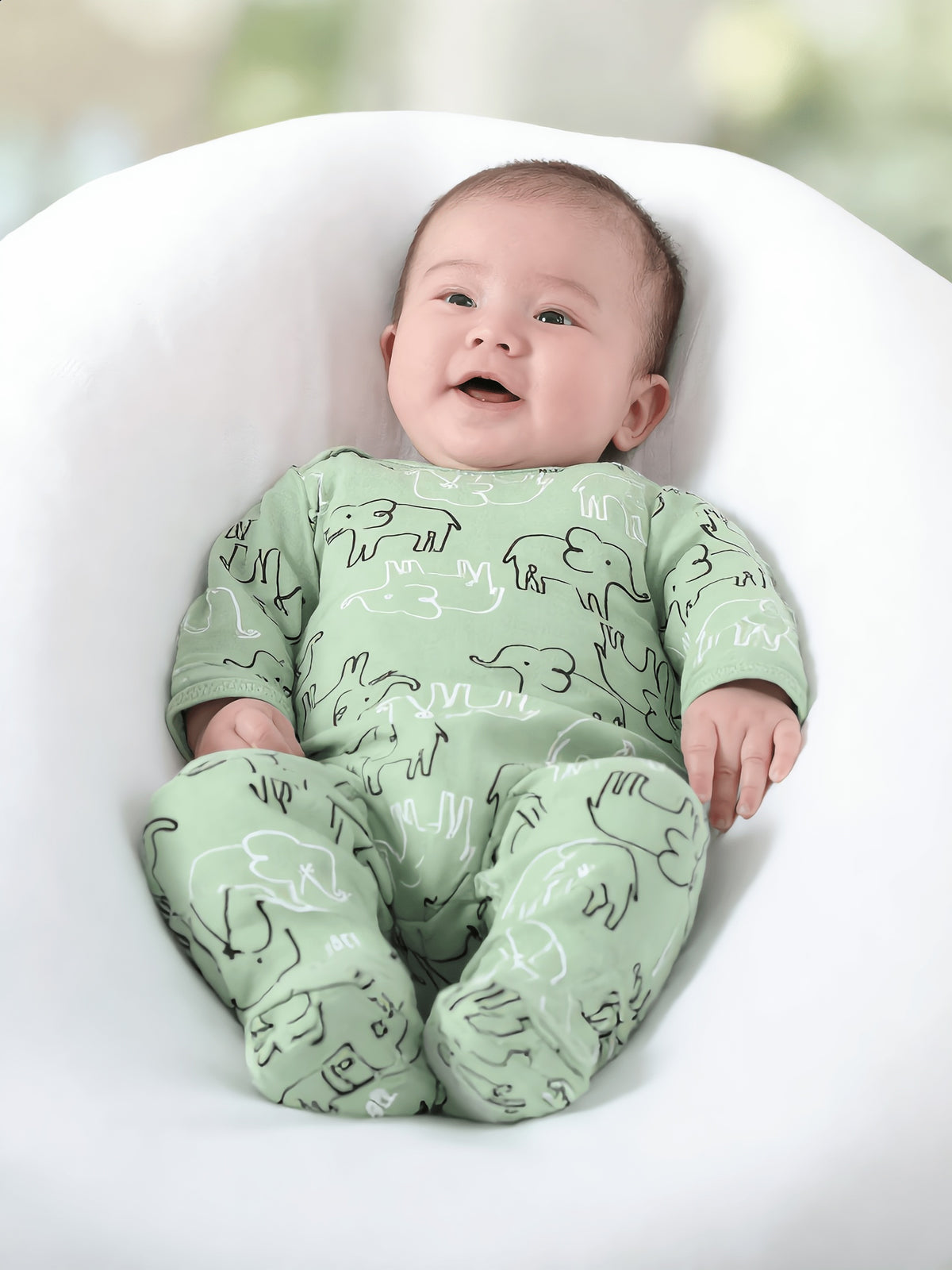 Newborn Baby Boy 8-Piece Cotton Outfit Set, 0–9 Months