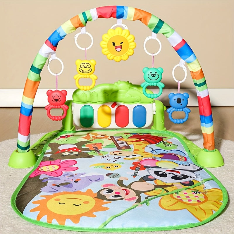 New Baby Toy Foot Piano Fitness Stand for 0-12 Months – Early Education Puzzle Gift for Boys &amp; Girls Aged 3, 6, 12 Months