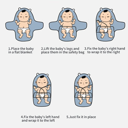 Hooded Newborn Swaddle Blanket with Bear-Ear Hood, 0–3 Months