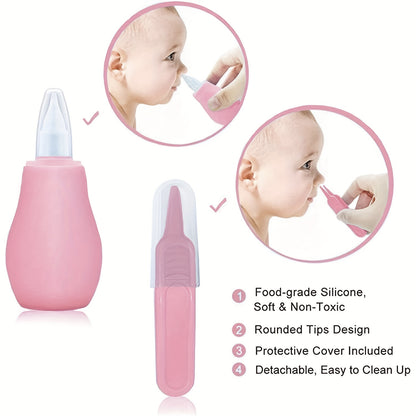 14pcs Safety Care Set for Girls &amp; Boys – Includes Comb, Nail Clippers, Nose Suction &amp; More – Essential Baby Grooming Kit