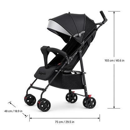 Multifunctional Baby Stroller with Sunshade | Sit or Lie Down | Travel Essential