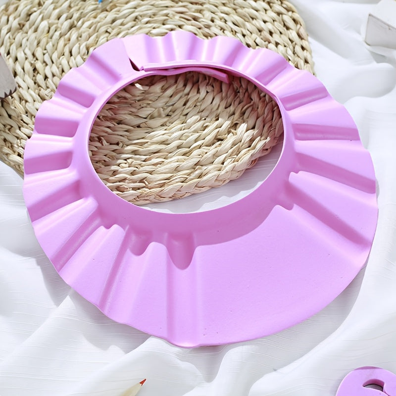 2-Piece Adjustable Shampoo Caps for Kids, Eye-Protection Shower Visors