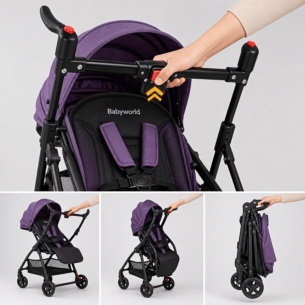 Multifunctional Baby Stroller with Sunshade | Sit or Lie Down | Travel Essential