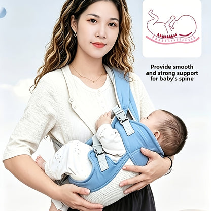 Baby Carrier 3-in-1 Adjustable Ergonomic Double Shoulder Sling for Newborns to Toddlers (3-36 Months) – Comfortable Hands-Free Infant Carrier for Easy Parenting